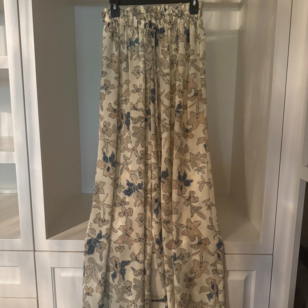 Ulla Johnson Natia Wide Leg Silk Pants, size 4 (New)